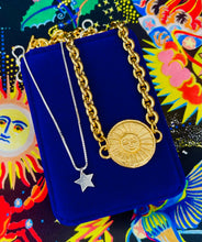 Load image into Gallery viewer, *Very Rare* Repurposed CC “Sun in Splendour” 1980’s Coin Toggle Necklace