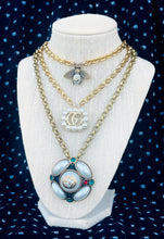 Load image into Gallery viewer, Large Repurposed Interlocking GG Gucci Charm Necklace