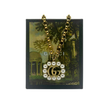 Load image into Gallery viewer, Large Repurposed Interlocking GG Gucci Charm Necklace