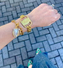 Load image into Gallery viewer, Repurposed Salvatore Ferragamo 1980’s Hardware Vintage Bracelet