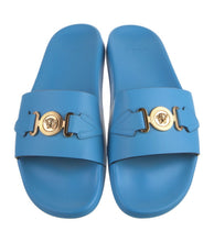 Load image into Gallery viewer, Stunning Large Repurposed Versace Medusa Hardware & 100% Silk Scarf Necklace