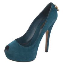 Load image into Gallery viewer, Repurposed Louis Vuitton Padlock White & Vintage Crystal Pavè Scallop Necklace