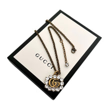 Load image into Gallery viewer, Gucci Marmont Crystal Charm Adjustable Necklace