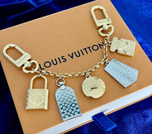 Load image into Gallery viewer, Repurposed Louis Vuitton Key Clasp Mixed Metals Bracelet