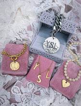 Load image into Gallery viewer, Repurposed Yves Saint Laurent Double Sided Charm Toggle Bracelet