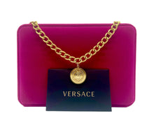 Load image into Gallery viewer, Repurposed Versace Iconic Medusa Button Textured Necklace
