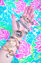 Load image into Gallery viewer, Repurposed Christian Dior CD Charm Bracelet