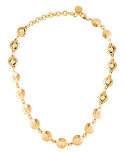Load image into Gallery viewer, Repurposed Versace Medusa Coin Necklace