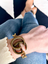 Load image into Gallery viewer, *Rare Find* X~Large Repurposed Interlocking GG Gucci Charm Bracelet