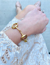 Load image into Gallery viewer, Repurposed Vintage Gucci Horsebit Toggle Bracelet