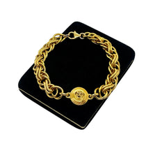 Load image into Gallery viewer, Iconic Versace Medusa Gold Vintage Bracelet