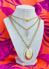 Load image into Gallery viewer, Repurposed Versace Medusa Coin Necklace