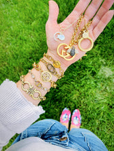 Load image into Gallery viewer, Repurposed 1950’s Christian Dior Clear Topaz Bracelet