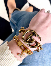 Load image into Gallery viewer, *Rare Find* X~Large Repurposed Interlocking GG Gucci Charm Bracelet