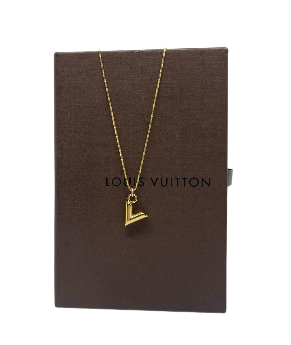 Repurposed Louis Vuitton Cut-Out Logo Charm Crystal Cerises