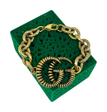Load image into Gallery viewer, *Rare Find* X~Large Repurposed Interlocking GG Gucci Charm Bracelet