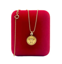 Load image into Gallery viewer, Repurposed Iconic Versace Medusa Hardware Charm Necklace