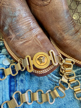 Load image into Gallery viewer, Repurposed Versace Medusa Convertible 1980’s Vintage Chain Belt/Necklace