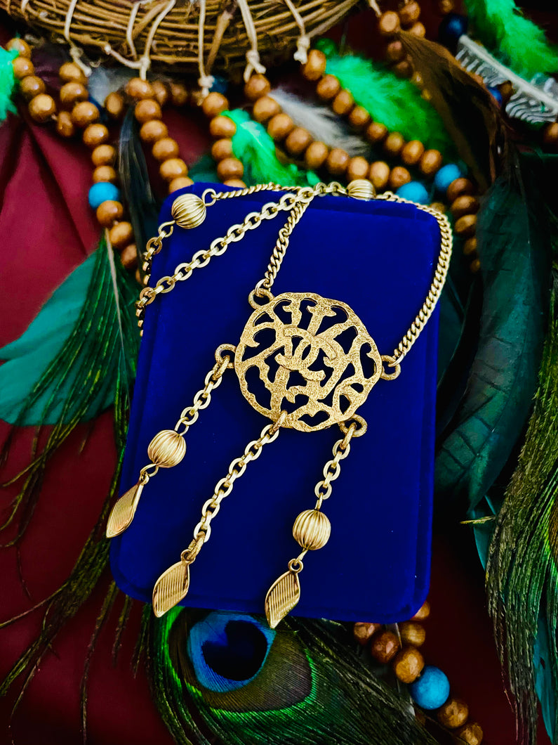 *One of a Kind* Repurposed CC Charm Vintage Dream Catcher Necklace