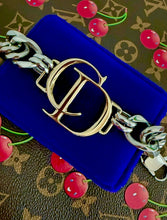 Load image into Gallery viewer, X~Large Repurposed Christian Dior Hardware Mixed Metals Statement Bracelet