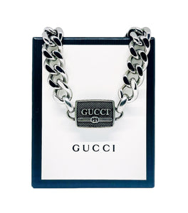 *Very Rare*Repurposed Gucci Hardware Chunky Link Necklace