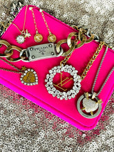 Load image into Gallery viewer, *Very Rare*Large Repurposed Crystal Louis Vuitton Hardware Necklace