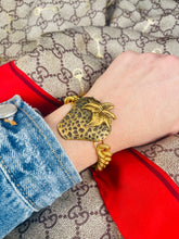 Load image into Gallery viewer, *Rare Find* Repurposed Gucci Strawberry Charm Bracelet