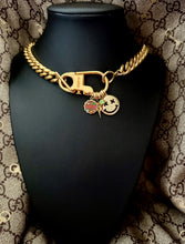 Load image into Gallery viewer, Repurposed Louis Vuitton Clasp Lucky Star Convertible Charm Necklace