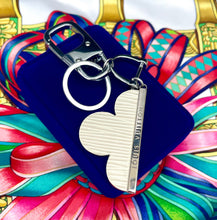 Load image into Gallery viewer, Repurposed Louis Vuitton Double Clasp Multipurpose Keychain/BagCharm