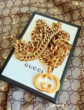 Load image into Gallery viewer, *Rare*Repurposed lnterlocking GG Vintage Gucci Hardware 3~in~1 Convertible Chain Belt/Necklace