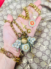 Load image into Gallery viewer, X~Large Repurposed *Rare*Gucci Bee Statement Necklace
