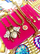 Load image into Gallery viewer, X~Large Repurposed *Rare*Gucci Bee Statement Necklace
