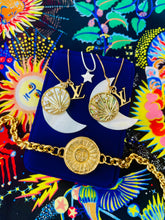 Load image into Gallery viewer, *Very Rare* Repurposed CC “Sun in Splendour” 1980’s Coin Toggle Necklace