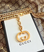 Load image into Gallery viewer, *Rare*Repurposed lnterlocking GG Vintage Gucci Hardware 3~in~1 Convertible Chain Belt/Necklace