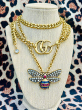 Load image into Gallery viewer, Repurposed Gucci Interlocking GG Convertible 3~in~1 Chain Belt/Necklace