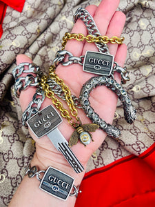 *Very Rare*Repurposed Gucci Hardware Chunky Link Necklace