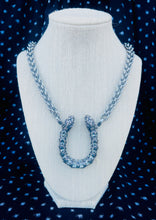 Load image into Gallery viewer, Two~in~One X~Large Repurposed Louis Vuitton Two~Tone LoVe Vintage *Convertible* Necklace