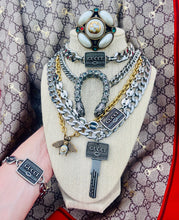 Load image into Gallery viewer, *Very Rare*Repurposed Gucci Hardware Chunky Link Necklace