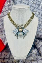 Load image into Gallery viewer, X~Large Repurposed *Rare*Gucci Bee Statement Necklace