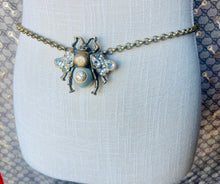 Load image into Gallery viewer, X~Large Repurposed *Rare*Gucci Bee Statement Necklace