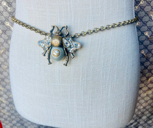 X~Large Repurposed *Rare*Gucci Bee Statement Necklace