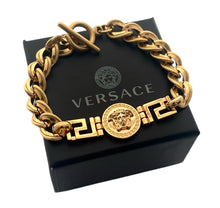 Load image into Gallery viewer, Iconic Versace Medusa Greca Vintage Toggle Bracelet