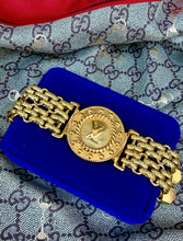 Load image into Gallery viewer, *One of a Kind* X~Large Repurposed Vintage Louis Vuitton Hardware Statement Bracelet