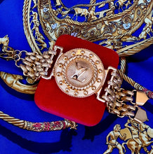 Load image into Gallery viewer, *One of a Kind* X~Large Repurposed Vintage Louis Vuitton Hardware Statement Bracelet