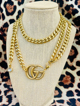 Load image into Gallery viewer, Repurposed Gucci Interlocking GG Convertible 3~in~1 Chain Belt/Necklace