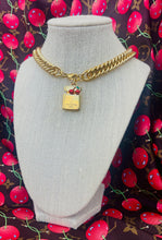 Load image into Gallery viewer, Repurposed Large Louis Vuitton Hardware Charm *Convertible* Necklace/ Bracelet