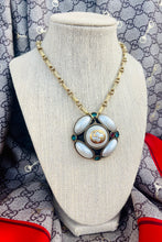 Load image into Gallery viewer, X~Large Repurposed Crystal Interlocking GG Gucci Hardware Long Necklace