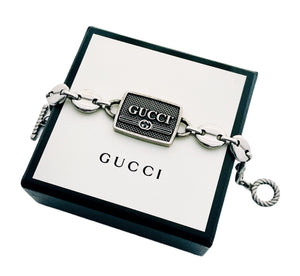 *Very Rare*Repurposed Gucci Hardware & Mariner Link Bracelet