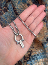 Load image into Gallery viewer, Repurposed Vintage Ferragamo Hardware Ball Chain Necklace