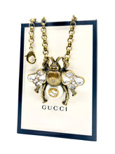 Load image into Gallery viewer, X~Large Repurposed *Rare*Gucci Bee Statement Necklace